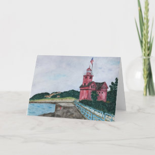 Holland Michigan Lighthouse Dankeskarte