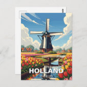 Holland Michigan Travel Postkarte (Vorne/Hinten)