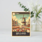 Holland, Michigan | VINTAG Postkarte (Stehend Vorderseite)
