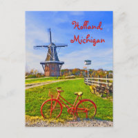 Holland, Michigan/Windmill, Fahrrad, Herbstfarben