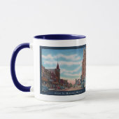 Holland Michigan Zwei-Tone-Kaffee-Tasse der 40er J Tasse (Links)