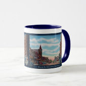 Holland Michigan Zwei-Tone-Kaffee-Tasse der 40er J Tasse (VorderseiteRechts)
