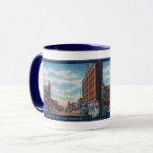 Holland Michigan Zwei-Tone-Kaffee-Tasse der 40er J Tasse (Vorderseite Links)