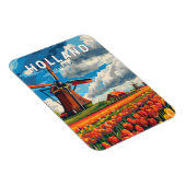 Holland Netherlands Travel Art Vintag Magnet (Rechte Seite)