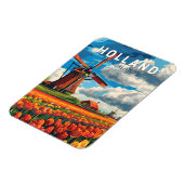 Holland Netherlands Travel Art Vintag Magnet (Linke Seite)