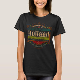 Holland Not leidendes Emblem Vintag T-Shirt
