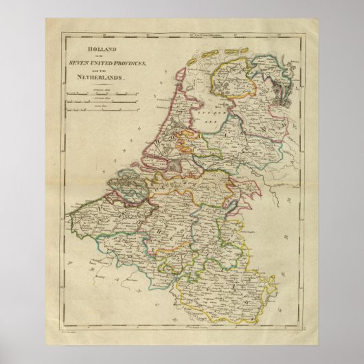 Holland oder die sieben Vereinigten Provinzen Poster (Vorne)