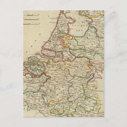 Holland oder die sieben Vereinigten Provinzen Postkarte (Vorderseite)