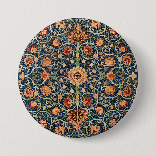 Holland Park Design (von William Morris) Button (Vorderseite)