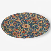Holland Park Design (von William Morris) Pappteller (Schrägansicht)