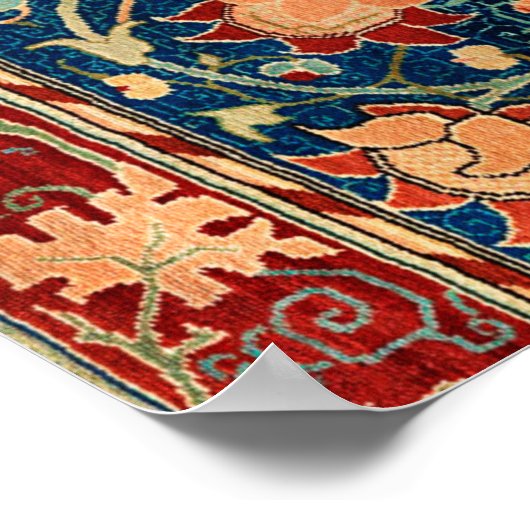 Holland Park Design (von William Morris) Poster (Ecke)