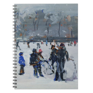 Holland-Park in Schnee 2009 Notizblock