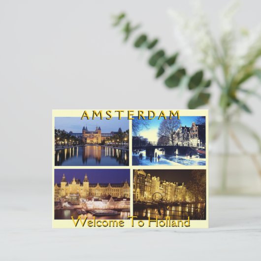 HOLLAND POSTKARTE (Stehend Vorderseite)