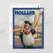 Holland Postkarte (Vorne/Hinten)