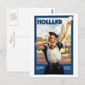 Holland Postkarte (Vorne/Hinten)