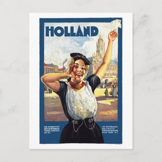 Holland Postkarte (Vorderseite)