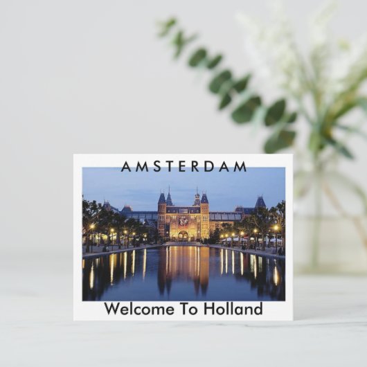 HOLLAND POSTKARTE (Stehend Vorderseite)