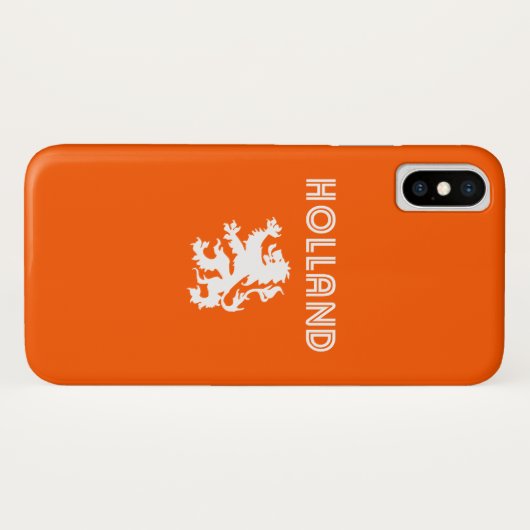 Holland Retro Case-Mate iPhone Hülle (Rückseite (Horizontal))