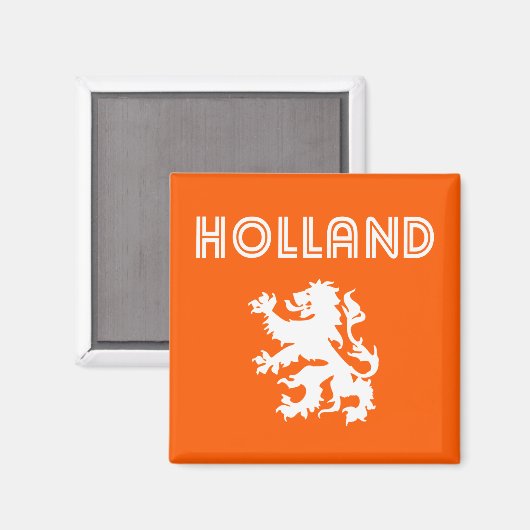 Holland Retro Magnet (Vorderseite/Rückseite)