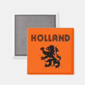 Holland Retro Magnet (Vorderseite/Rückseite)
