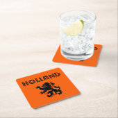 Holland Retro Rechteckiger Pappuntersetzer (Vor Ort)
