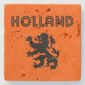 Holland Retro Steinuntersetzer (Vorderseite)