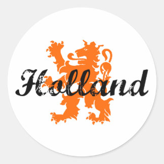 Holland Runder Aufkleber