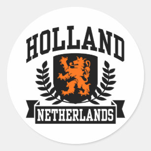 Holland Runder Aufkleber