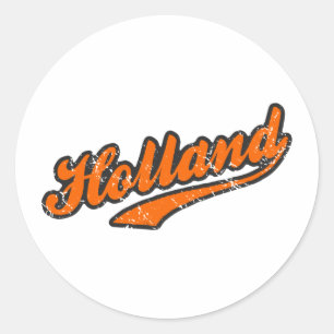Holland Runder Aufkleber