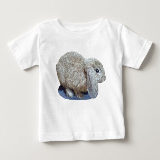 Holland-Schmierölniederdruck-Ohr-Kaninchen-Shirts Baby T-shirt (Vorderseite)