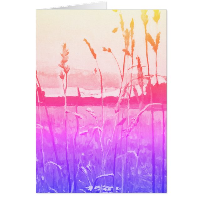 Holland-Seegras-Glühen Giftcard (Vorne)