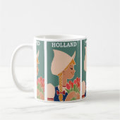 Holland Travel Vintag Tulips Blume Kaffeetasse (Links)