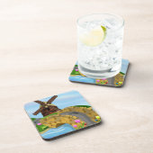 Holland Tulips Getränkeuntersetzer (Rechte Seite)