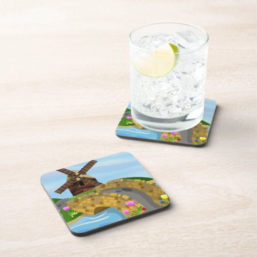 Holland Tulips Getränkeuntersetzer (Rechte Seite)