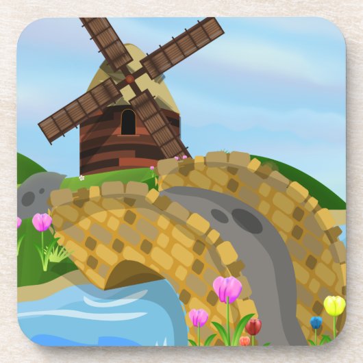 Holland Tulips Getränkeuntersetzer (Vorderseite)