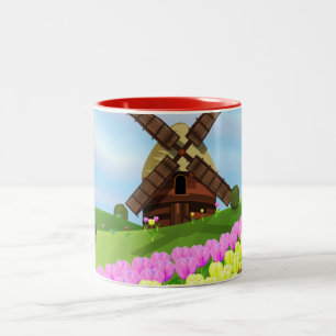 Holland Tulips Zweifarbige Tasse
