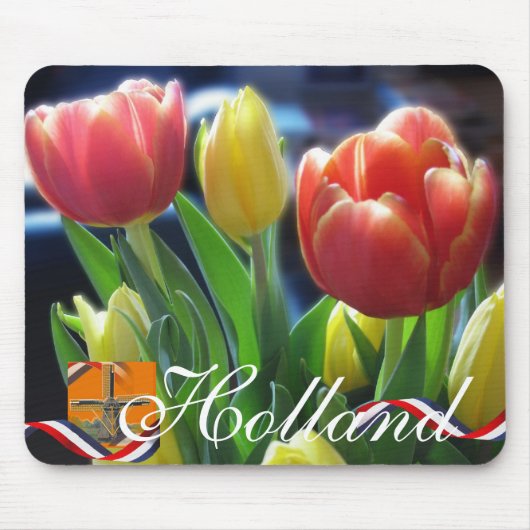 Holland-Tulpe-Andenken Mousepad (Vorne)