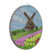 Holland-Tulpen Dartscheibe (Vorderseite Links)
