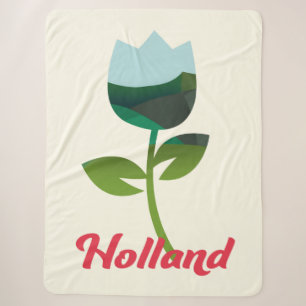 Holland Tulpen Urlaubskunst Sherpadecke