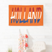 Holland überlagerte sich bei der niederländischen  banner (Insitu)