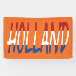 Holland überlagerte sich bei der niederländischen  banner