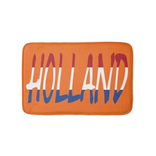 Holland überlagerte sich bei niederländischer Flag Badematte (Vorderseite)