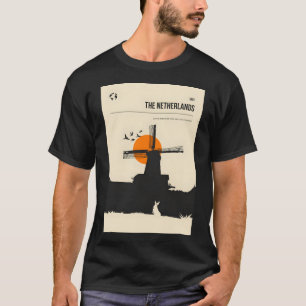 Holland Vintag Minimal Retro Trav T-Shirt
