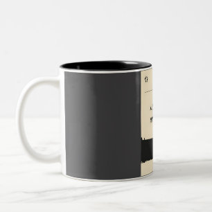 Holland Vintag Minimal Retro Trav Zweifarbige Tasse