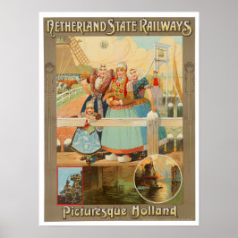 Holland Vintage Reise Poster