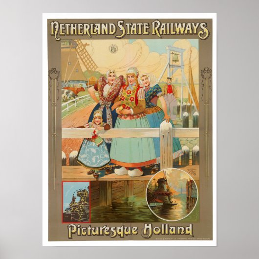Holland Vintage Reise Poster (Vorne)