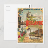 Holland Vintage Reise Postkarte (Vorne/Hinten)