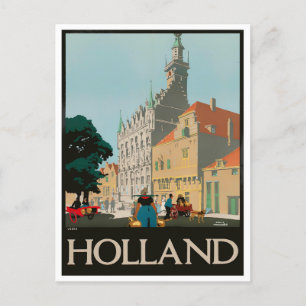 Holland Vintage Reise Postkarte
