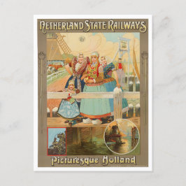 Holland Vintage Reise Postkarte