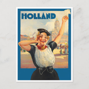 Holland Vintage-Reisepostkarte Postkarte